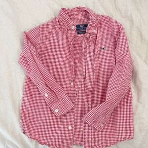 Vineyard Vines Boy’s Gingham Button-Down Shirt